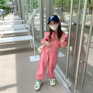 KYII Girls set two-piece Long Sleeve top children Set kyii0101