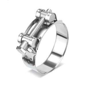 4pcs Multifunction Steel Hose Clamps rusts Resistant Clamps Secure Hose Fasteners for Automotive Marine & Household Hose