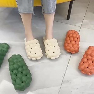 WomenS And MenS Spring/Summer Fashionable Eva Home Breathable Bubble Sandals
