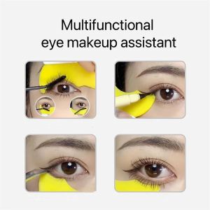 Eye Makeup Auxiliary Bezel Smudge proof Eyelash Eyeliner Helper Easy To Makeup Long handle
