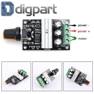 Motor Speed Controller Switch DC 6V-28V 3A PWM Varible Regulator