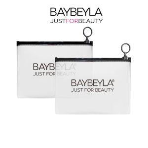 BAYBEYLA PVC Frosted กระเป๋าซิปกันน้ำ ที่เก็บแปรง กระเป๋าเคลือบ กระเป๋ากันน้ำ กระเป๋ากันน้ำ กระเป๋าซิปฝ้า กระเป๋าเดินทาง