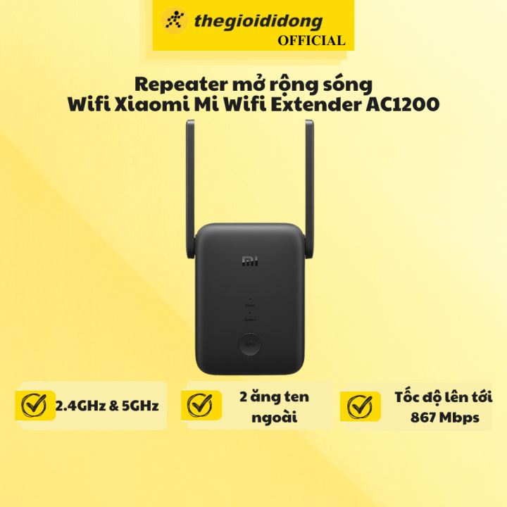 Repeater mở rộng sóng Wifi Xiaomi Mi Wifi Extender AC1200