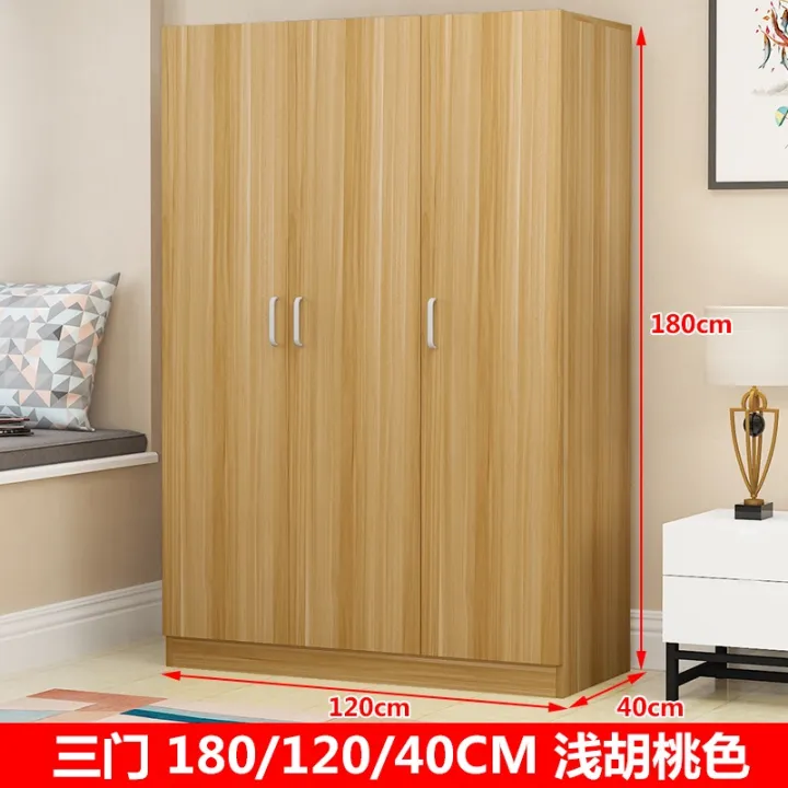 MYHOME%20%20Wardrobe%20Modern%20Simple%20Clothing%20Storage%20Cabinet%20Bedroom%20Assembly%20Hanging%20Solid%20Wood%20Wardrobe%20-%20Image%204
