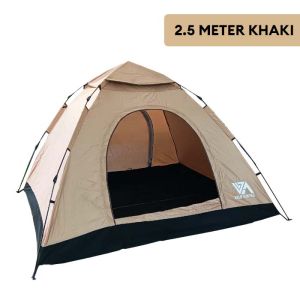 Khemah VELOCITY tent Murah 5-6 person Kemah Water resistant Tent automatic tent 2.5m X 2.5m X 1.5m kemah Besar kalis air