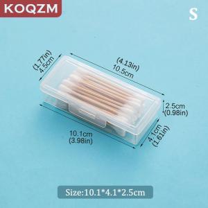 [COD] KOQZM KITCHEN Portable Travel Box Cotton Swab Holder Case Detal Floss Jewelry Organizer Container Dust-proof Jewelry Accessories Box