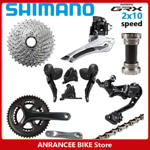 Shimano GRX RX400 Groupset Hydraulic Disc 2x10s Brake Road Bicycle Front Rear Derailleur Shifter Brakes Crankset Cassette Chain