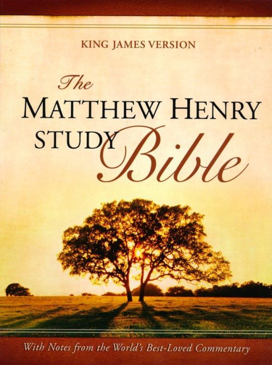 KJV Matthew Henry Study Bible Black Bonded Leather | Lazada PH
