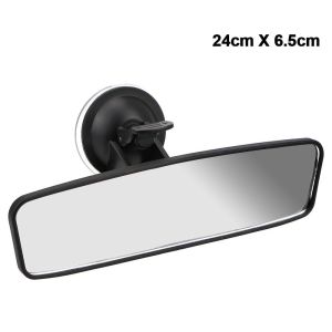 Rear Mirror for Car Wide Center Mirror for tricycle Suction up Rearview Mirror for ebike 24cm*6.5cm
