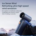 JISULIFE FA55 HANDHELD FAN ULTRA1 / Ultra2  - DARK GREY / BRIGHT BROWN. 