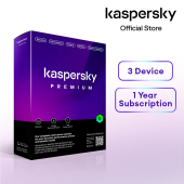 Kaspersky Premium | 3 Devices | 1 Years | Anti-Phishing and Firewall | Unlimited VPN | Password Manager | Parental Controls | 24/7 Support | PC/Mac/Mobile | Online Code