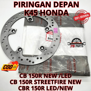 Piringan depan K45 HONDA CB 150R NEW / LED CB 150R STREETFIRE NEW CBR 150R LED / NEW Kualitas original Presisi tidak bengkok dan awet anti karat ori asli AHM cakram disk