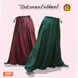 Rok Celana Sirwal Akhwat / Rok celana olahraga / sirwal akhwat fashion wanita muslimah / sirwal akhwat gowes sporty / rok joger syari / celana joger wanita