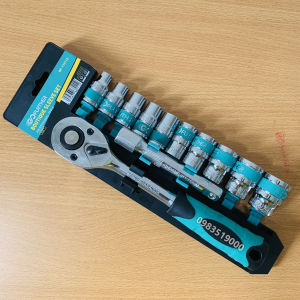 Bộ khẩu bộ tuýp đa năng 1/2 CRV tặng kèm đầu nối khẩu