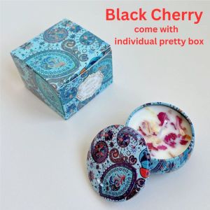 🇲🇾Local Seller Aroma Scented Candles 120g Big Size Dry Flower Handmade Natural Soy Door Gift Kahwin Doorgift