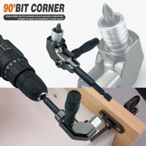 Self-Locking 90 Degree Right Angle Screwdriver Holder Drive Bit Angle Extension Electric Screw Driver Angle Driver Tools