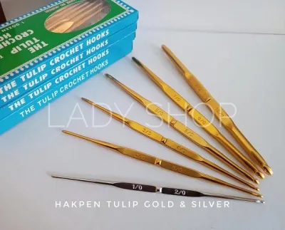 Lady Shop - Jarum Rajut - Hakpen Tulip Gold Satuan