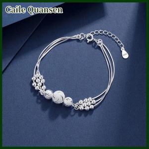 Caile Lucky Beads Ball Multi-layer Chain Bracelet For Women Fashion Party Wedding Jewelry Lovers Gift