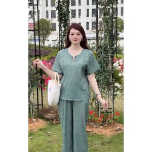 Bộ quần áo trung niên Nữ Bộ đồ trung niên đi tiệc - đi chơi cho mẹ Món quà dành tặng cho mẹ ý nghĩa
