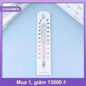 【CANAMEK】 Nhiệt kế treo tường cho nhà trong nhà Nhiệt kế nông nghiệp Rau nhà kính giống ẩm kế