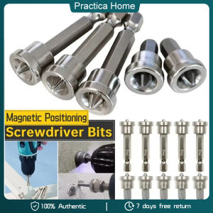 5PCS Magnetic Positioning Screwdriver Bits Head 25/50mm Hex Shank Screw Positioning Bit