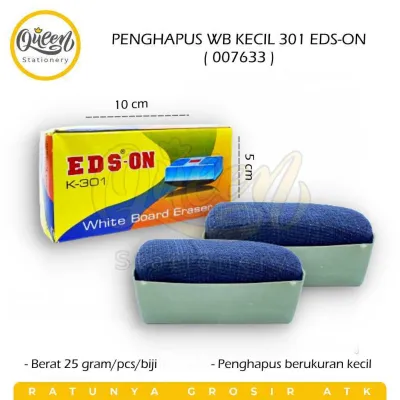 5 PCS PENGHAPUS WB KECIL EDS-ON / PENGHAPUS PAPAN TULIS / WHITEBOARD ERASER