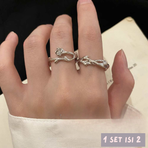 Set Cincin Korea Fashion Wanita Aksesoris Rings HS GB-09