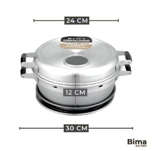 Baking Pan Bima Lux 24 Cm / 28 Cm / Wonder Pan Premium Alumunium Produk / Bima