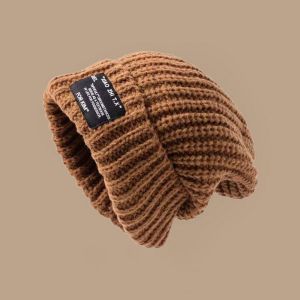 WININ Solid Cute Knitted Beanies Woman/Men Multi Colors Female Beanie Caps Winter Autumn Hats Outdoor