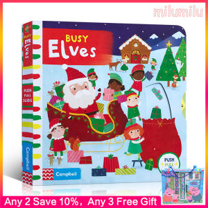 เอลฟ์ไม่ว่างหนังสือนิทานหนังสือการศึกษาเด็กปฐมวัยหนังสือภาษาอังกฤษต้นฉบับ