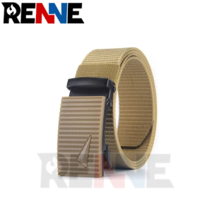 RENNE Sabuk Taktis Pria Bahan Nilon Sabuk Militer Outdoor Tugas Berat Pelatihan Berburu