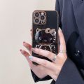 Luxury Cute Hello Kitty Makeup Mirror Plating Holder Stand Phone Case Soft Back Cover For Apple iPhone 15 Pro Max 15 Plus 6S Plus 7 Plus 8 Plus XS Max XR 11 Pro Max iPhone 12 Pro Max 12 mini 13 Pro Max 13 mini iPhone 14 Pro Max 14 Plus. 