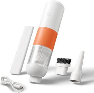 Xiaomi New Car Vacuum Cleaner Portable Mini Handheld Vacuum Cleaner Smart Home Car Dual-purpose Wireless 4000PA Dust Catcher