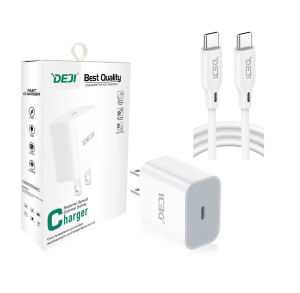 Bộ sạc Deji DJ A102 công suất 20W bao gồm củ sạc và cáp C-C. Bảo hành 12 tháng 1 đổi 1.