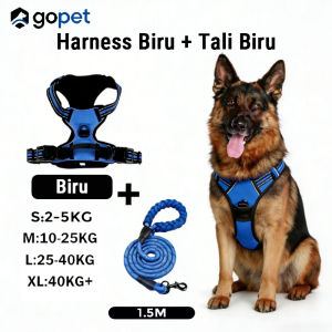 ✨ Y-Shaped Tactical Dog Harness Anti-Pull Heavy-Duty & Durable with Leash – For Large/Strong Dogs ✨