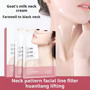 Goat Milk Neck Mask Collagen Firming Hydrating Crystal Neck Masks Skincare Nourishing Brightening Beauty Necks Skin Care
