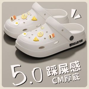 [Free Shipping] Womens Summer New Style Outdoor Soft Sole Cute High-Value Non-Slip Beach Closed-Toe Sandals for Women