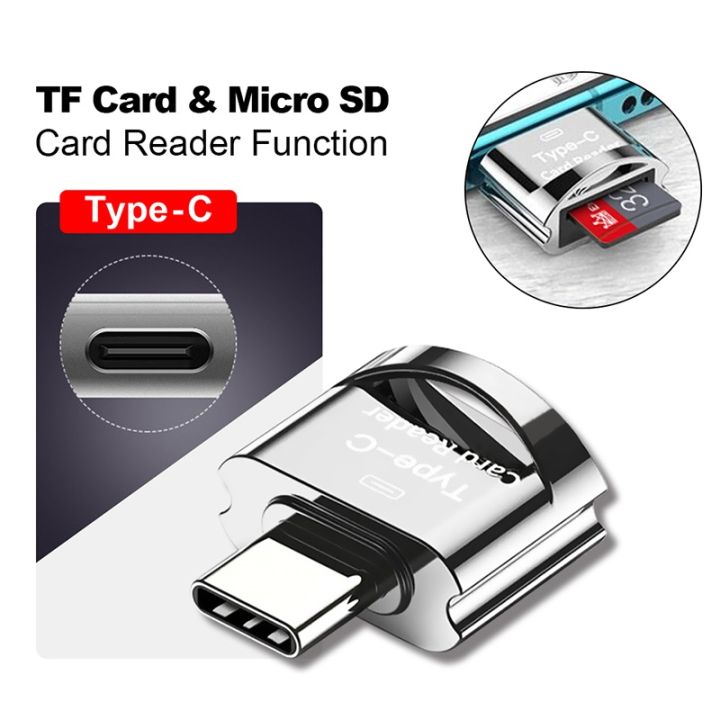Micro SD / TF Card Reader Smart Phone Notebook Computer Type C OTG