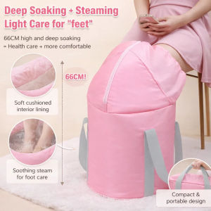 Collapsible Thermostatic Foot Soaking Bucket Portable Foot Wash Basin Travel Foot Bath Tub Foldable Footbath Bag 可折叠恒温泡脚桶