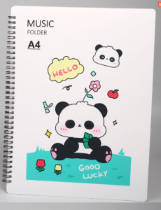 20/40/60/80 A4 Sheets Piano Sheet File Write-on Music Sheet Organizers 2 Fold Direct Write on File - 乐曲透明谱夹