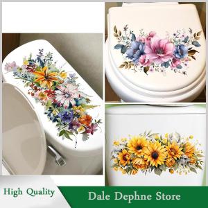 [Dale Dephne] Nhãn dán nhà vệ sinh hoa nhãn dán phòng tắm tự dính sơn không thấm nước nhãn dán nhà vệ sinh phòng tắm tường nhãn dán