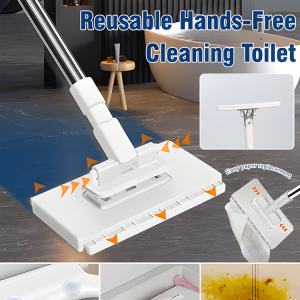 Lazy Mop God device with clipon wet wipes