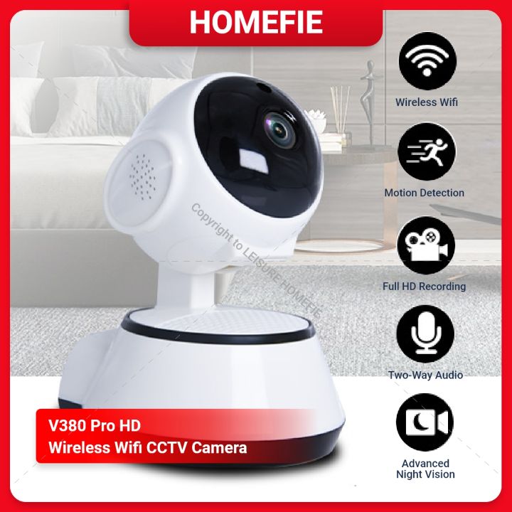 V380 Pro CCTV IP Camera WIFI Home Security Camera Wireless Audio
