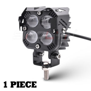 12LED Driving Light 68W 3 Inch White And Yellow LED Motorcycle Auxiliary Light LED Light Motorcycle Headlight Spot Light Fog Light