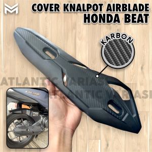 COVER KNALPOT AIRBLADE HONDA / TAMENG KNALPOT AIR BLADE COVER KNALPOT AIRBLADE ORIGINAL BRAND MOSCOW PLUG AND PLAY beat sporty cw beat sporty cbs beat sporty cbs-iss beat deluxe beat street BEAT FI BEAT FI ESP BEAT POP BEAT KARBU CARBU