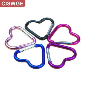[COD] CISWGE SPORTS Carabiner Clips Heart-shaped Carabiner Hooks Compact Quick Link Snap Hook Clips Strong Load-bearing Key Holders Camping