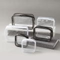 Travel PVC Waterproof Cosmetic Bags Women Transparent Zipper Makeup Bags Organizer Bath Wash Make Up Tote Handbags Case. 