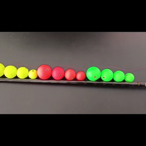 60Pcs Fishing Float Set Plastic Round Shape Water Bubble Float Tackle Fly Fishing Outdoor Tackle Fishing Bobber Float