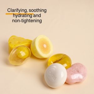 Natural Silk Handmade Soap Cleansing Dirt Removal Exfoliating Essential Oil Soap for Bathing