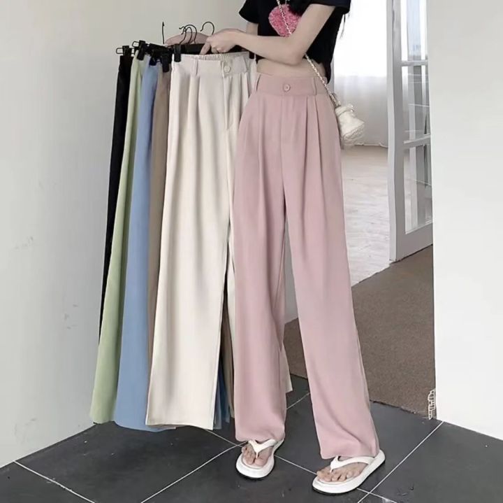 HoneyCollection---CARNATION High Waist Office Pants For Ladies